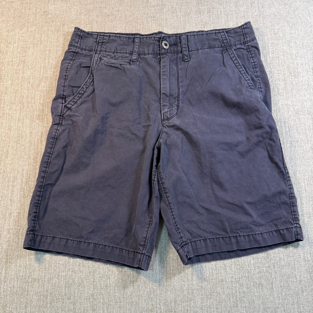 American Eagle Outfitters Classic Length Navy Blue Chino Shorts Mens 33